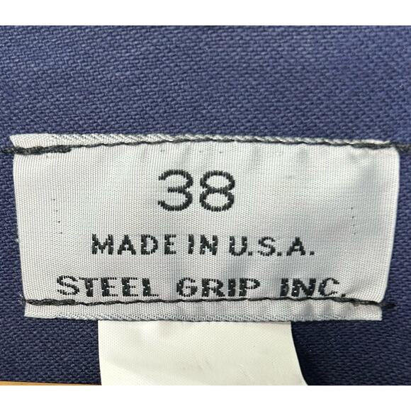 Steel Grip‎ Inc. Flame Resistant Coveralls Size 38 Inseam 27 Blue Michael myers - Picture 6 of 10